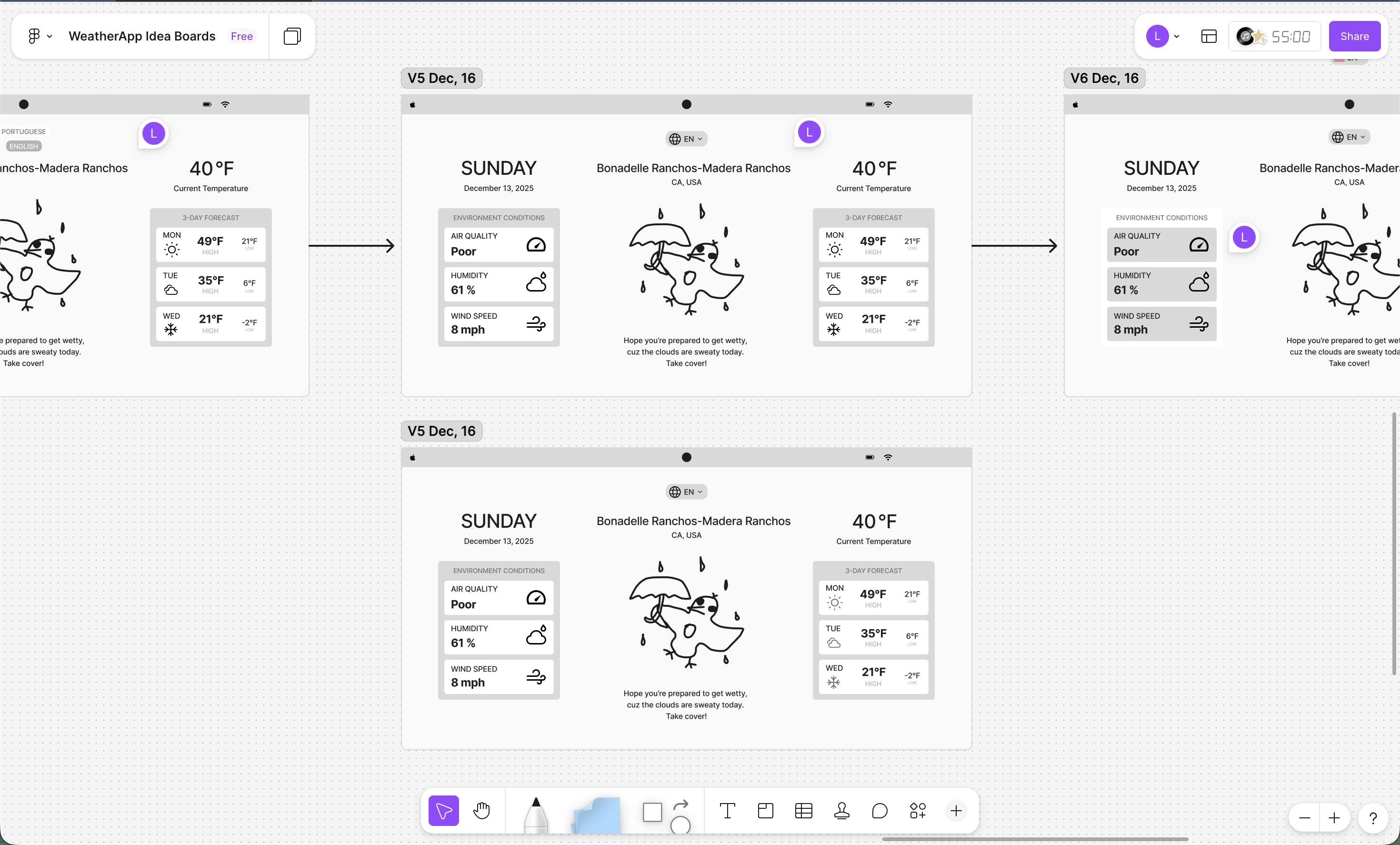 Exhibition display with two framed posters, a monitor for the promotional video, and card game fanned-out.