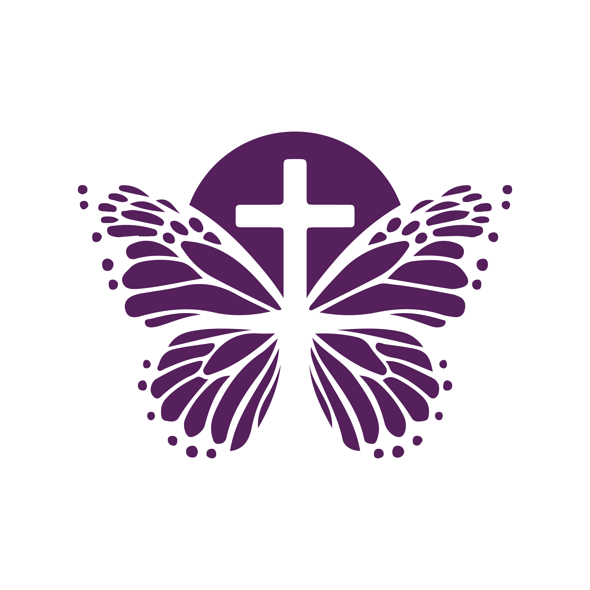 Church Logo in Purple